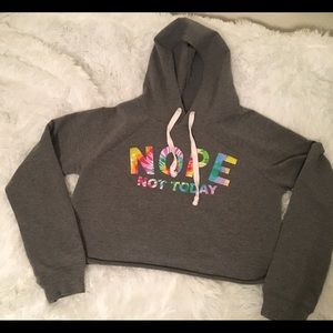 Black Matter Crop sweatshirt